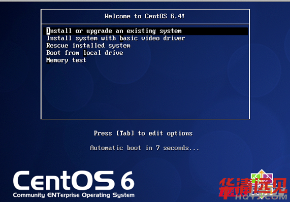Centos Linux系統(tǒng)安裝界面