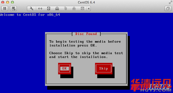 跳過Linux系統(tǒng)安裝測試階段